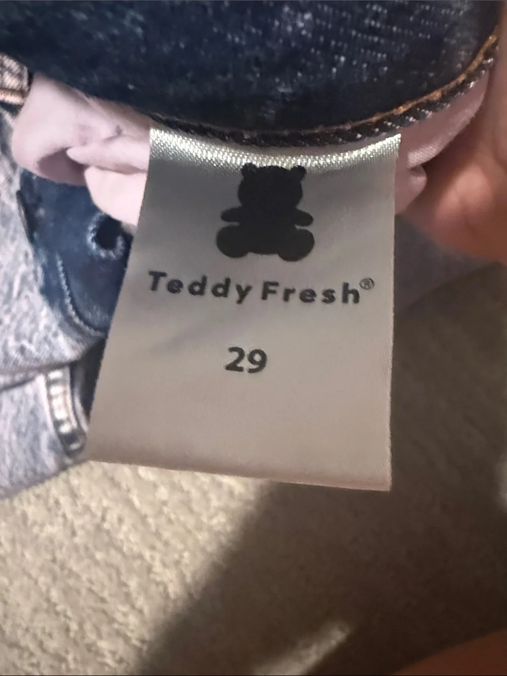 Teddy Fresh Pink Acid-Wash Boyfriend Jeans